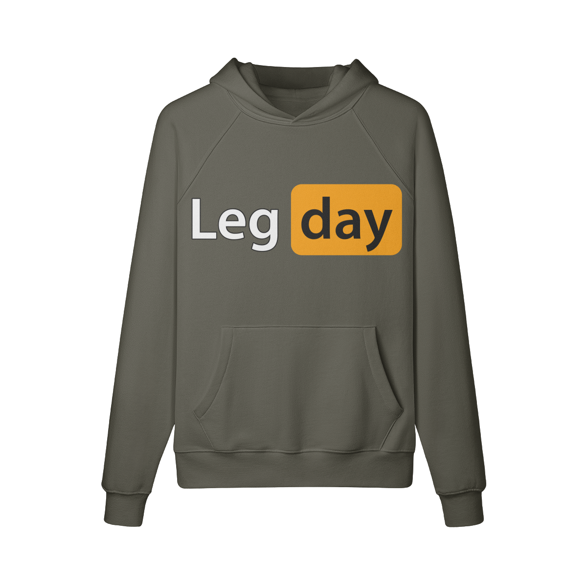 LEG DAY- Hoodie-Charcoal Grey-League of Lifters