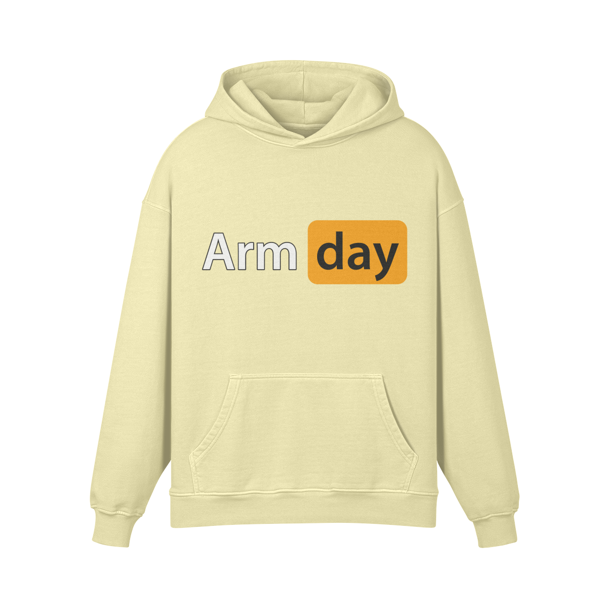 ARM DAY- Oversized Hoodie-Pale Spring Bud-League of Lifters