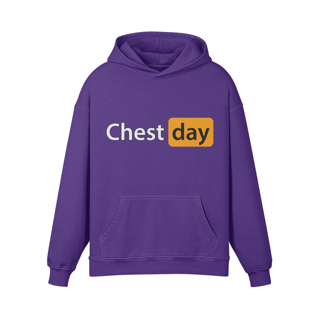 CHEST DAY- Oversized Hoodie-Purple Haze-League of Lifters