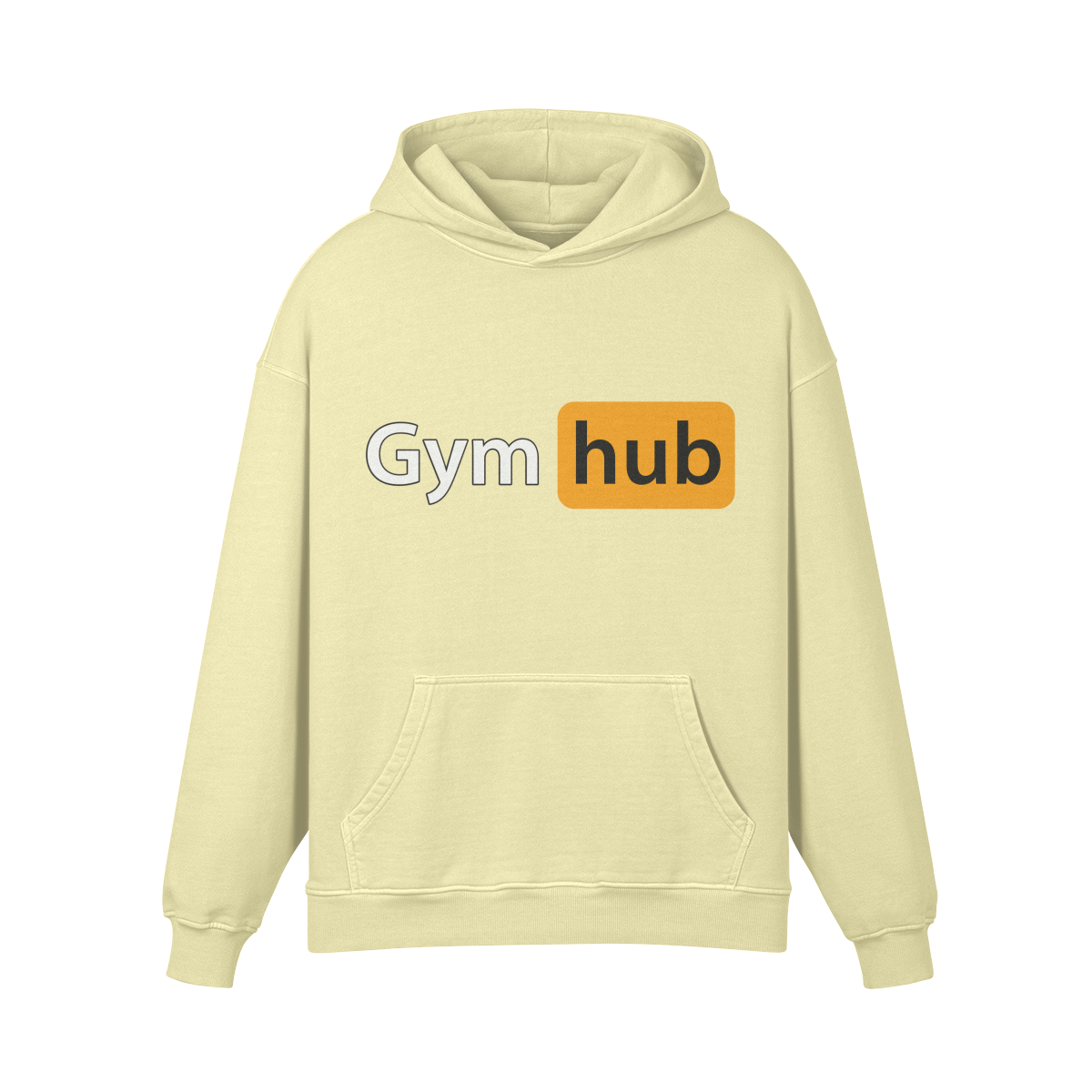 GYM HUB- Oversized Hoodie-Pale Spring Bud-League of Lifters