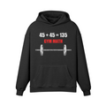 GYM MATH- Oversized Hoodie-Faded Black-League of Lifters