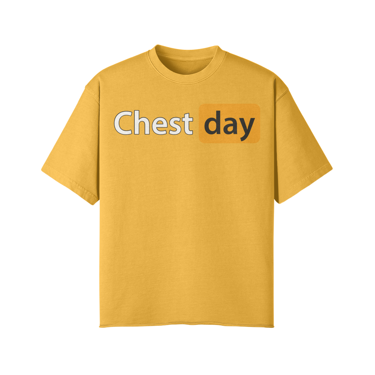 CHEST DAY- Pump Top-Vintage Yellow-League of Lifters