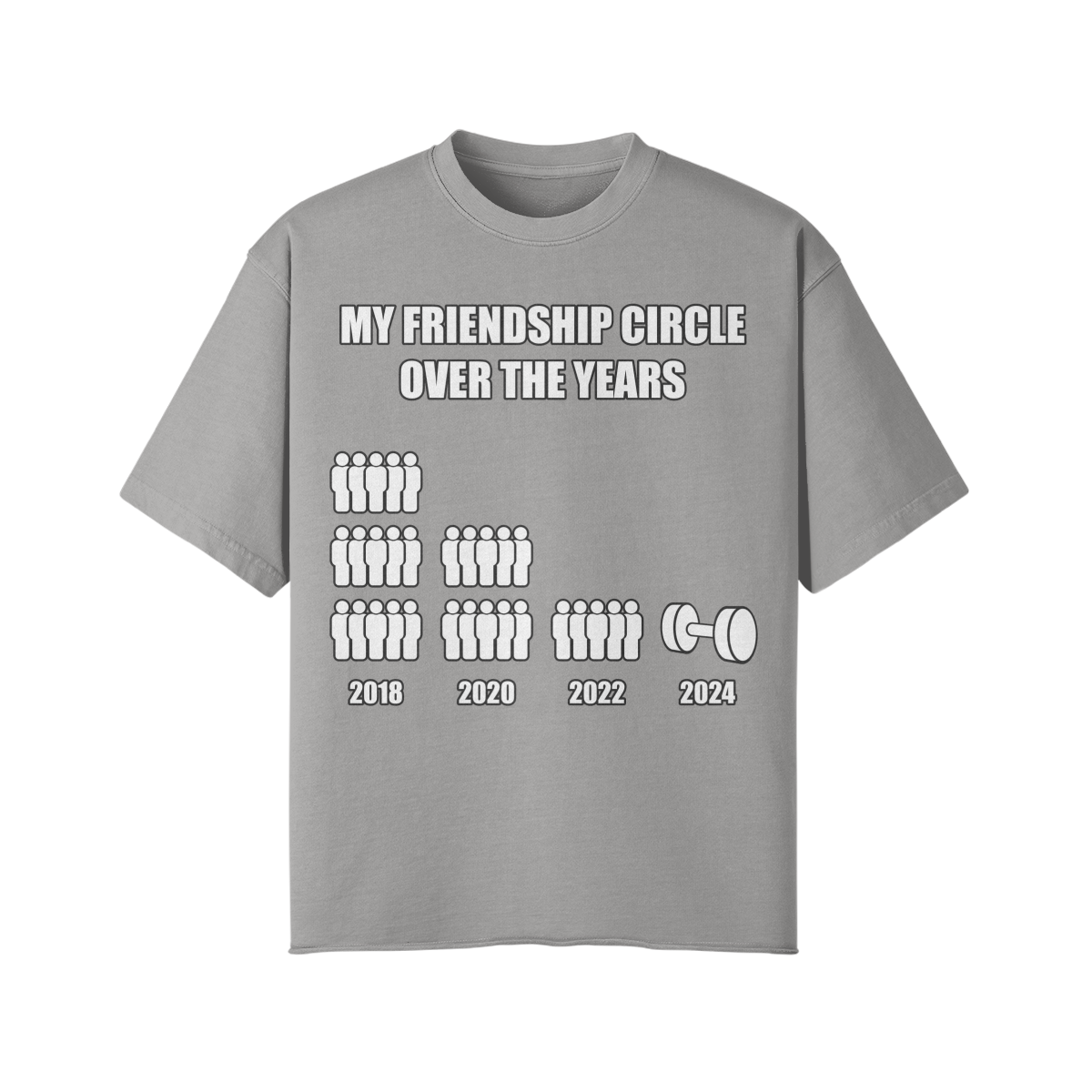 FRIENDSHIP CIRCLE- Pump Top-Light Gray-League of Lifters