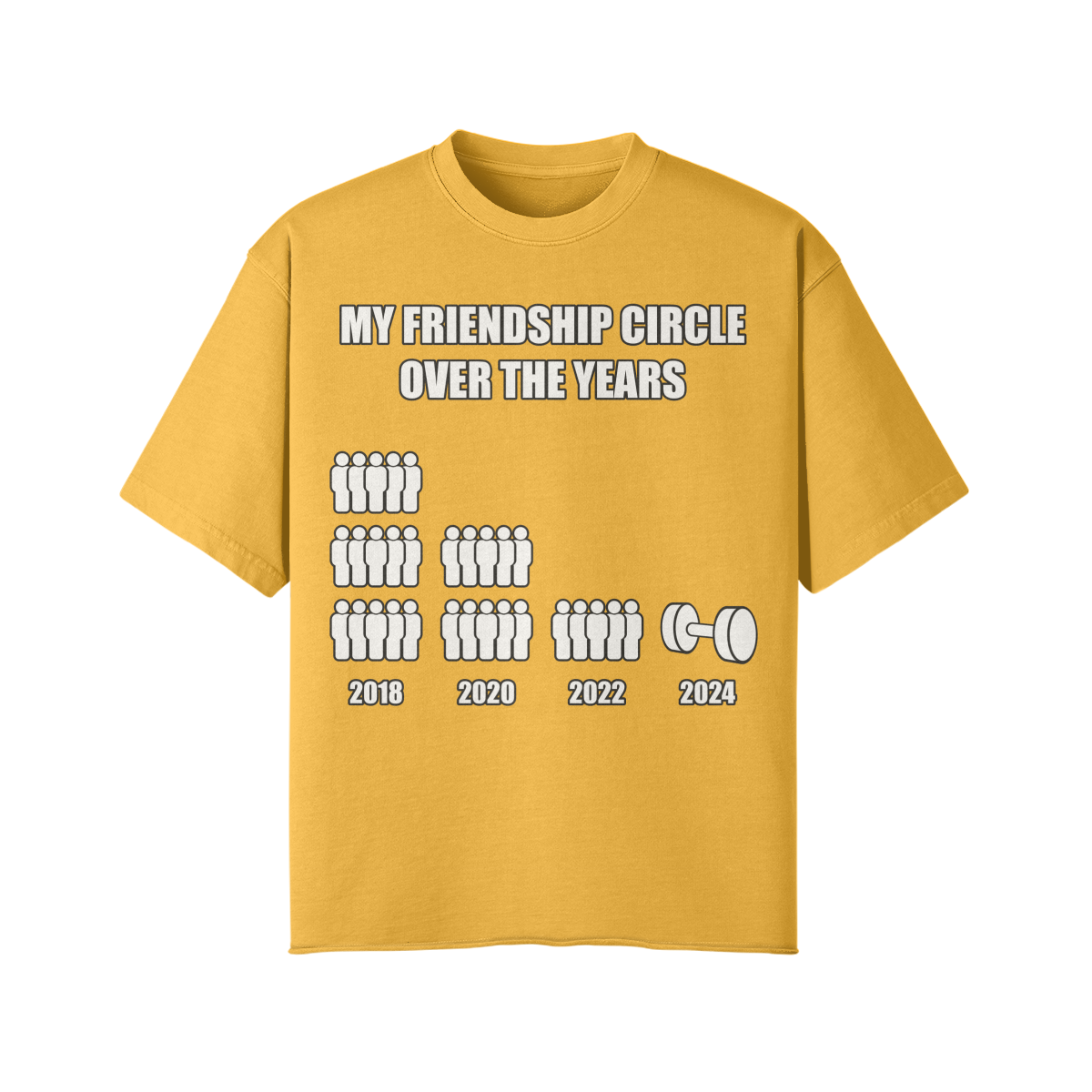 FRIENDSHIP CIRCLE- Pump Top-Vintage Yellow-League of Lifters