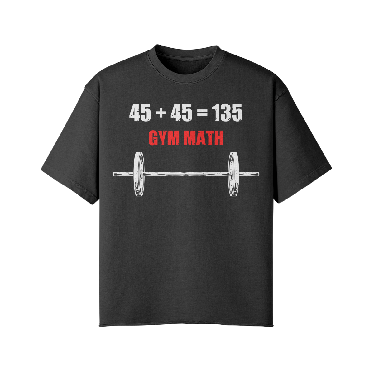 GYM MATH- Pump Top-Snow Wash-League of Lifters