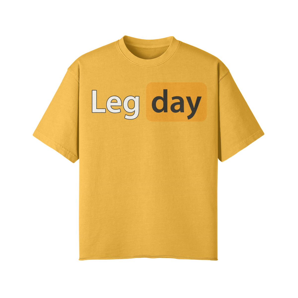 LEG DAY- Pump Top-Vintage Yellow-League of Lifters