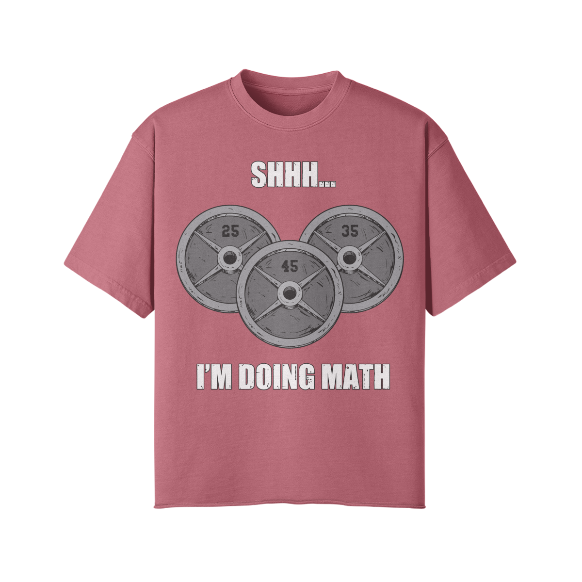 SHHH...I'M DOING MATH- Pump Top-Cameo Brown-League of Lifters