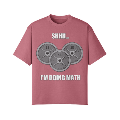SHHH...I'M DOING MATH- Pump Top-Cameo Brown-League of Lifters