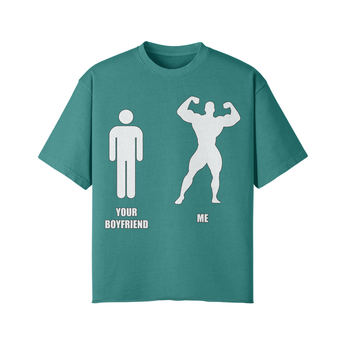 YOUR BOYFRIEND VS ME- Pump Top-Vintage Green-League of Lifters