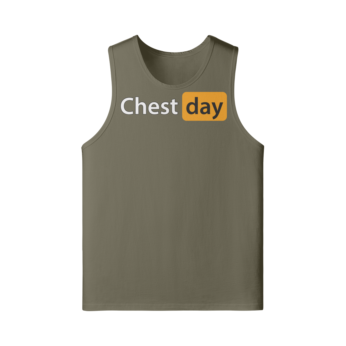 CHEST DAY- Tank Top-Camel-League of Lifters