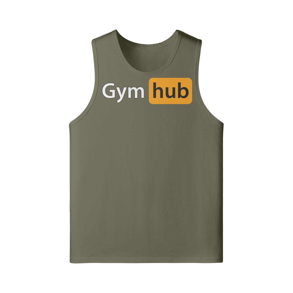 GYM HUB- Tank Top-Camel-League of Lifters