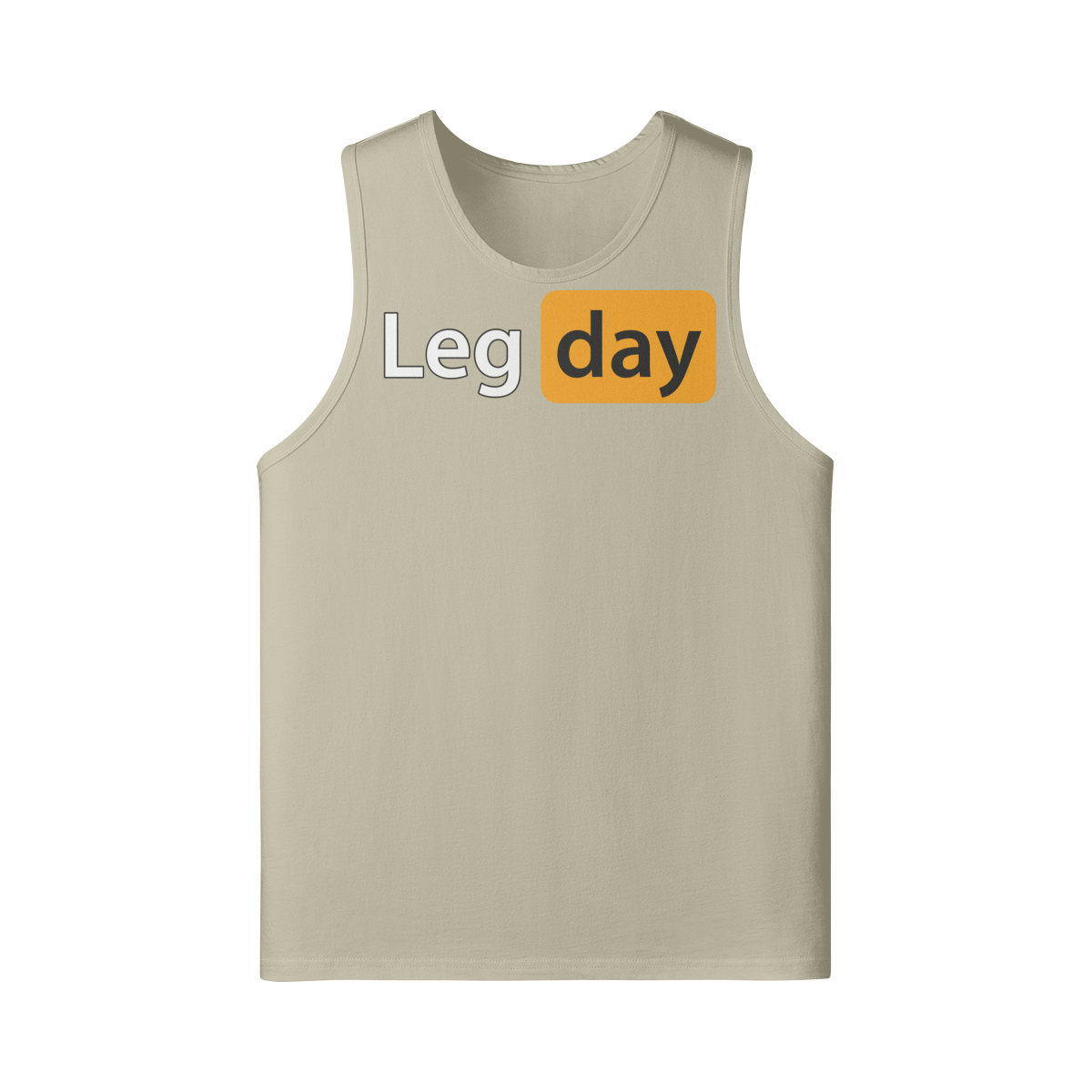 LEG DAY- Tank Top-Rice Apricot-League of Lifters