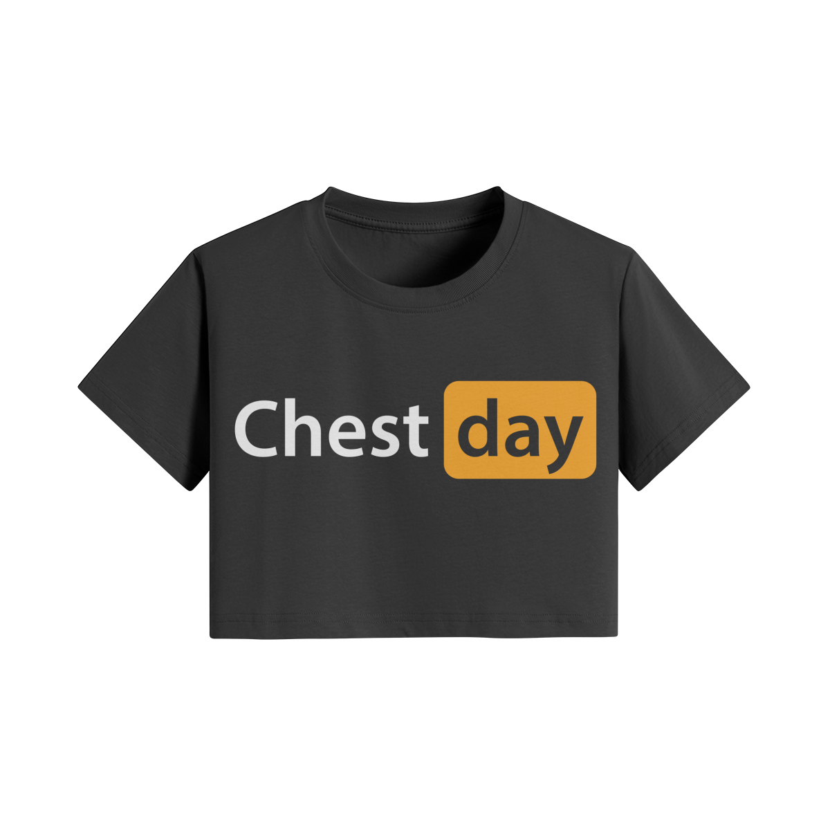 CHEST DAY- Womens Crop Top-Black-League of Lifters