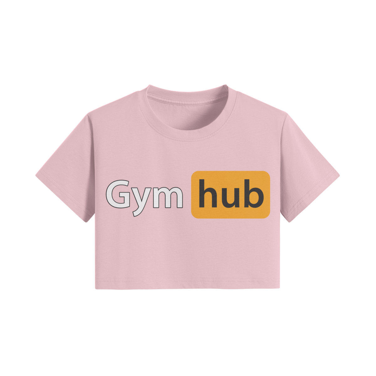GYM HUB- Womens Crop Top-Pink-League of Lifters