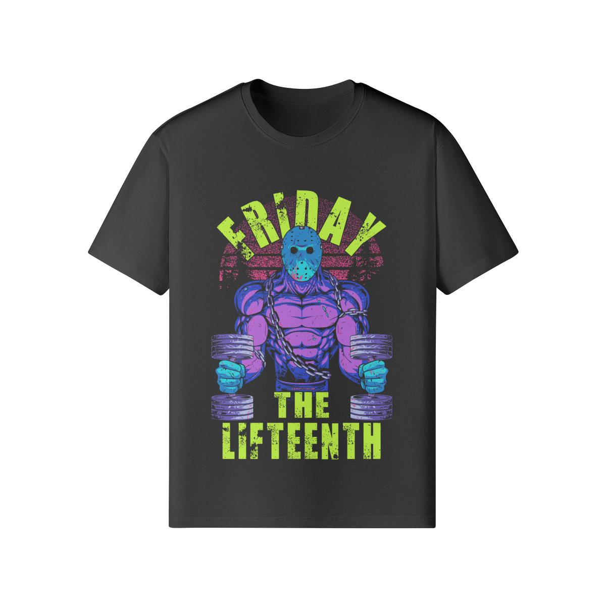 FRIDAY THE LIFTEENTH (RETRO)- Classic T-Shirt-Black-League of Lifters