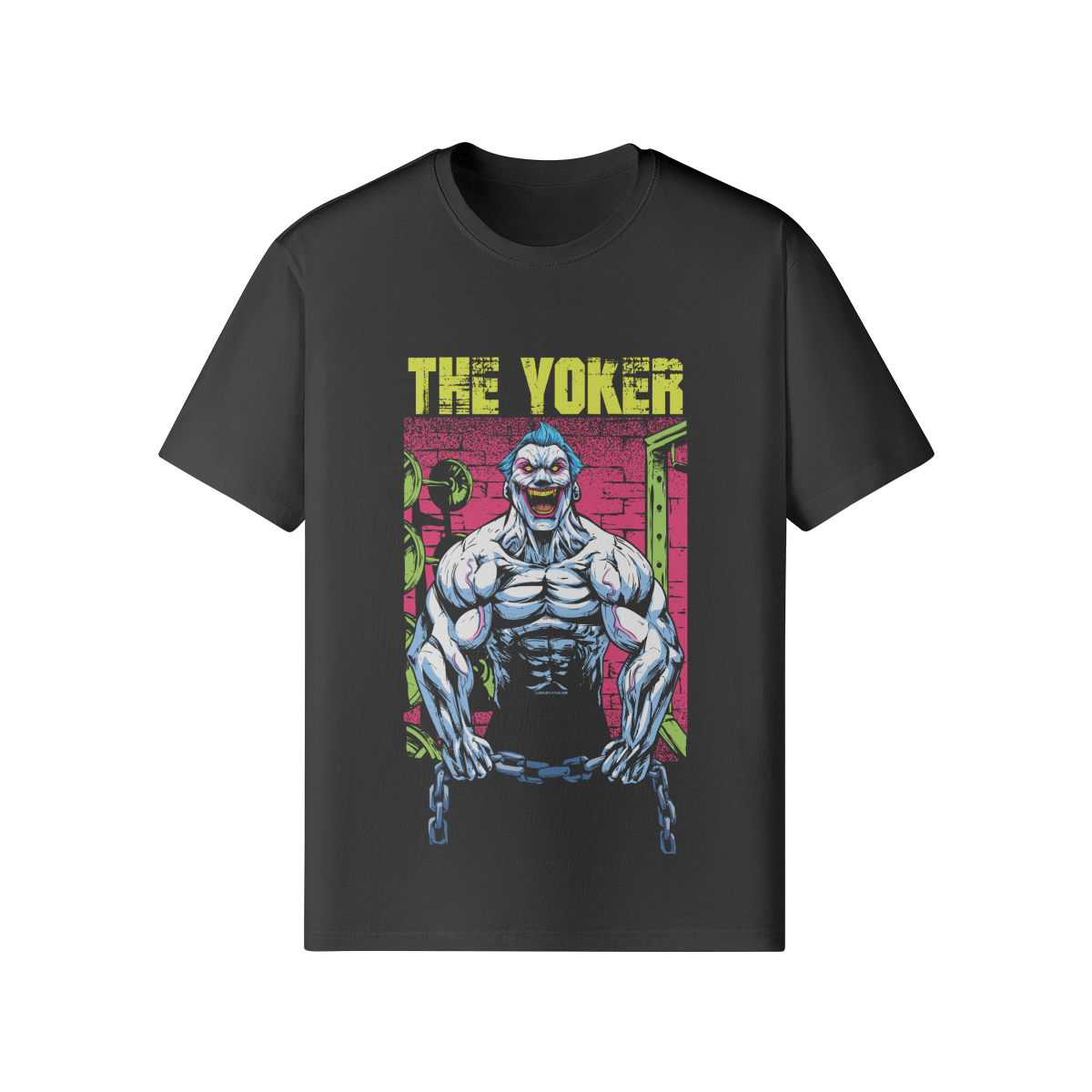 THE YOKER (RETRO)- Classic T-Shirt-Black-League of Lifters