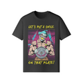 SMILE ON THAT PLATE (RETRO)- Classic T-Shirt-Black-League of Lifters