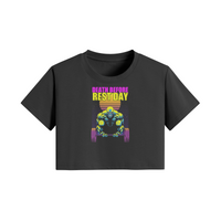 DEATH BEFORE REST DAY- Womens Crop Top