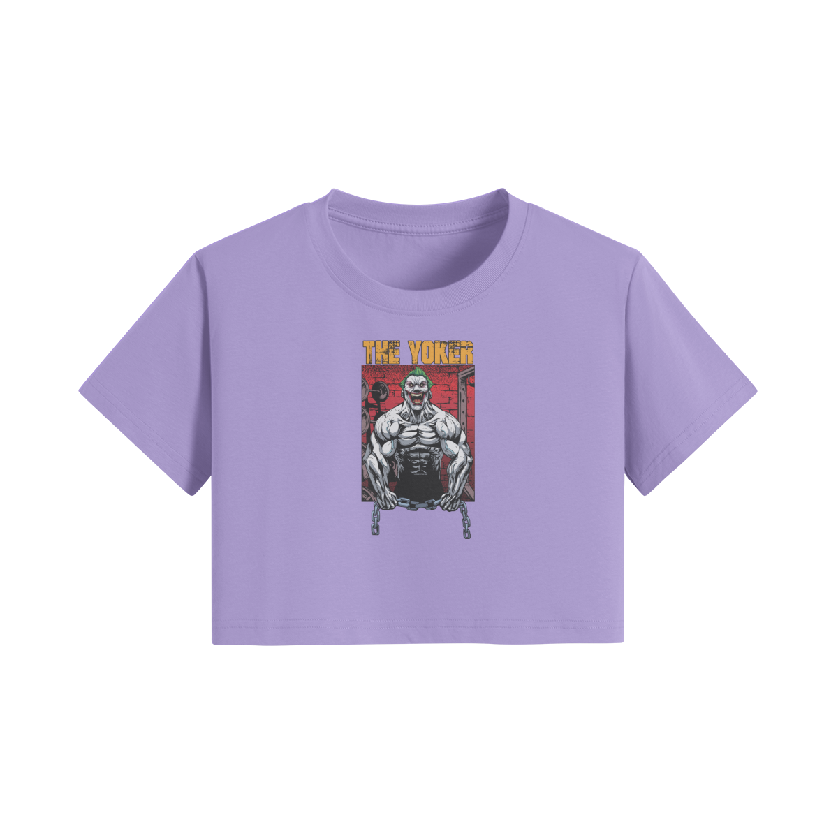 THE YOKER- Womens Crop Top-Lavender-League of Lifters