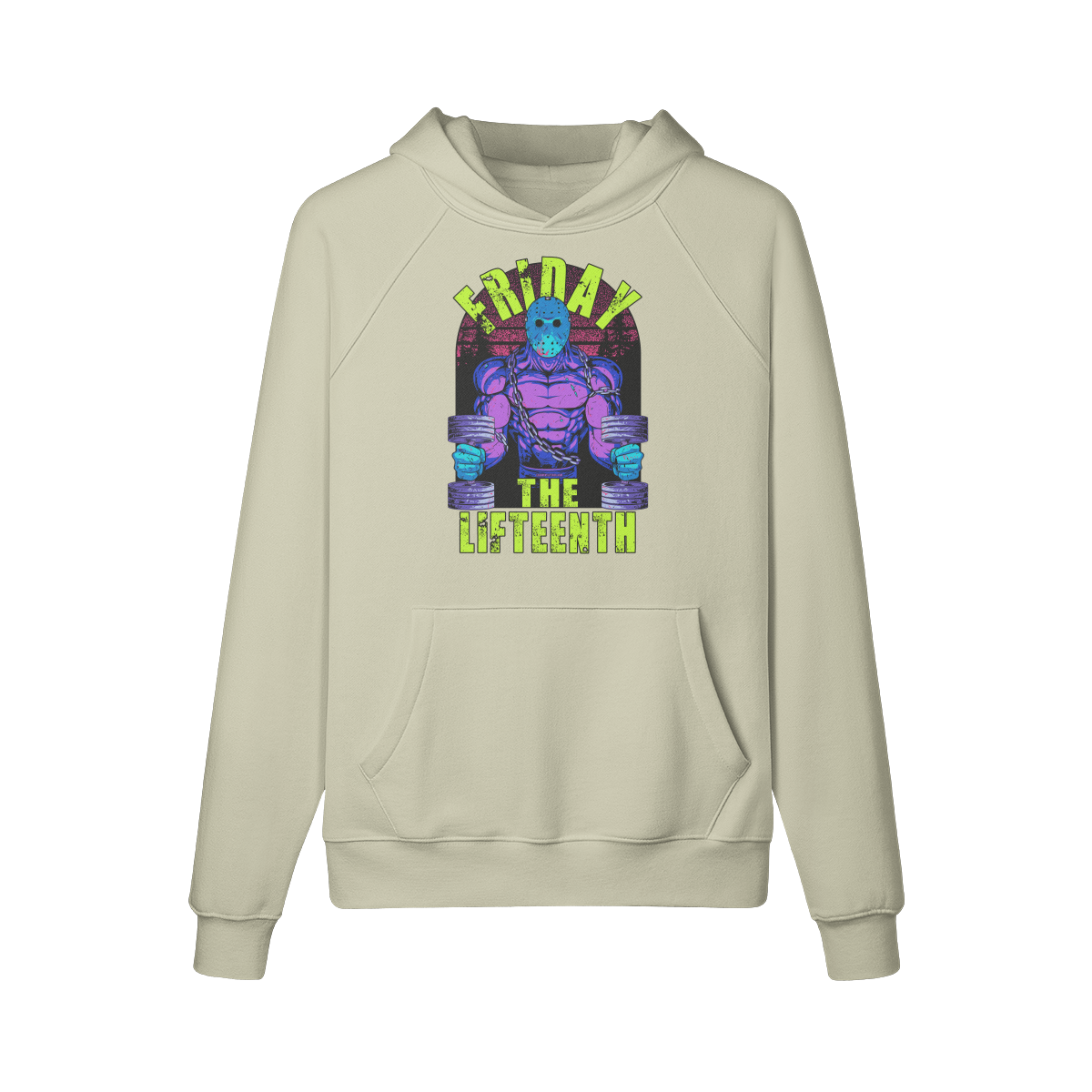 FRIDAY THE LIFTEENTH (RETRO)- Hoodie-Camel-League of Lifters