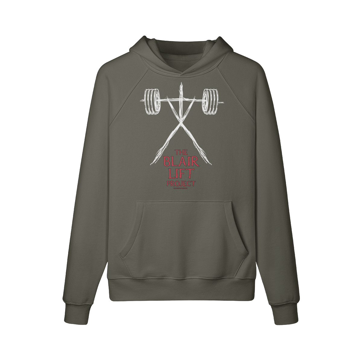 THE BLAIR LIFT PROJECT- Hoodie-Charcoal Grey-League of Lifters