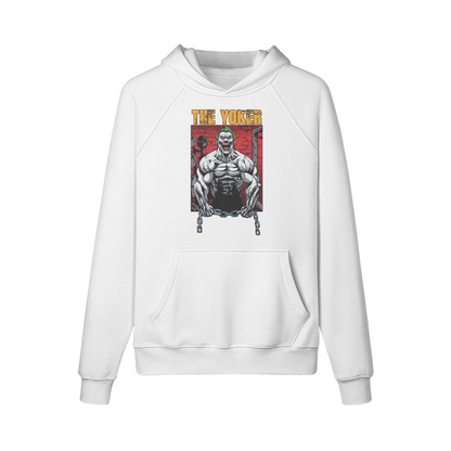 THE YOKER- Hoodie-White-League of Lifters