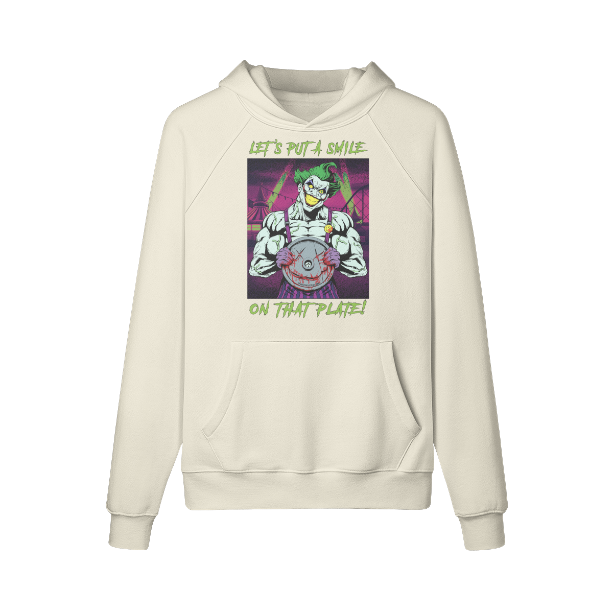 SMILE ON THAT PLATE- Hoodie-Rice Apricot-League of Lifters