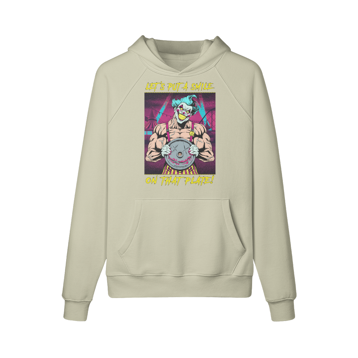 SMILE ON THAT PLATE (RETRO)- Hoodie-Camel-League of Lifters
