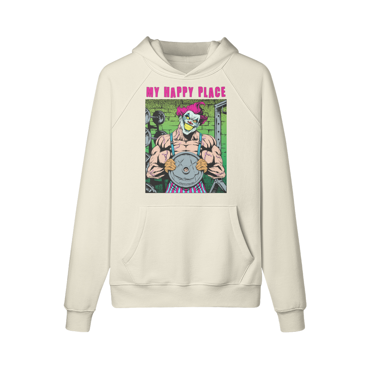 MY HAPPY PLACE- Hoodie-Rice Apricot-League of Lifters