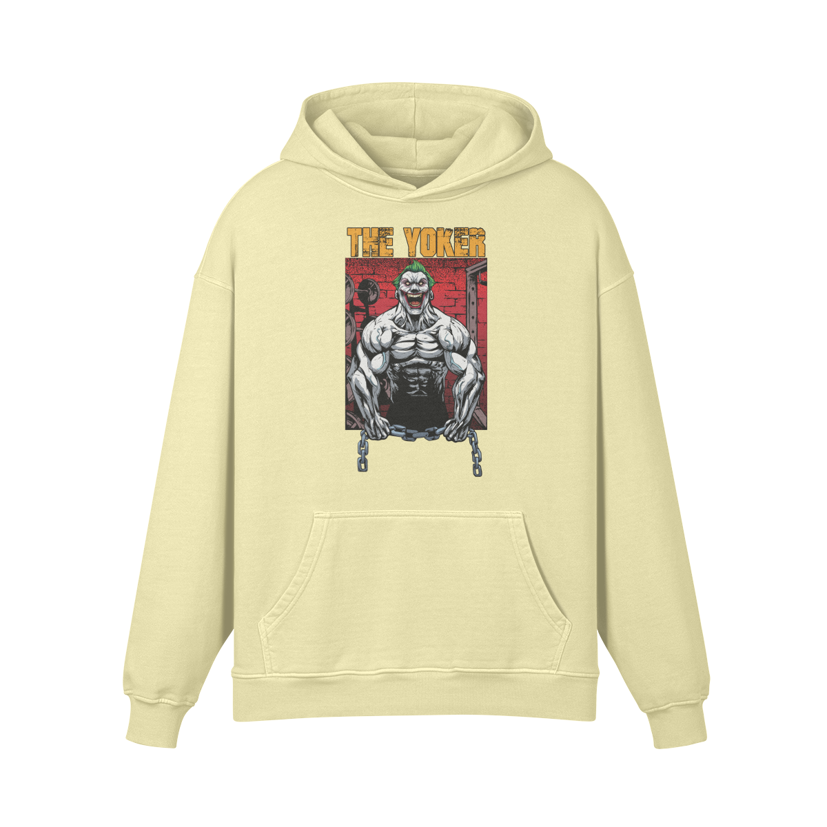 THE YOKER- Oversized Hoodie-Pale Spring Bud-League of Lifters