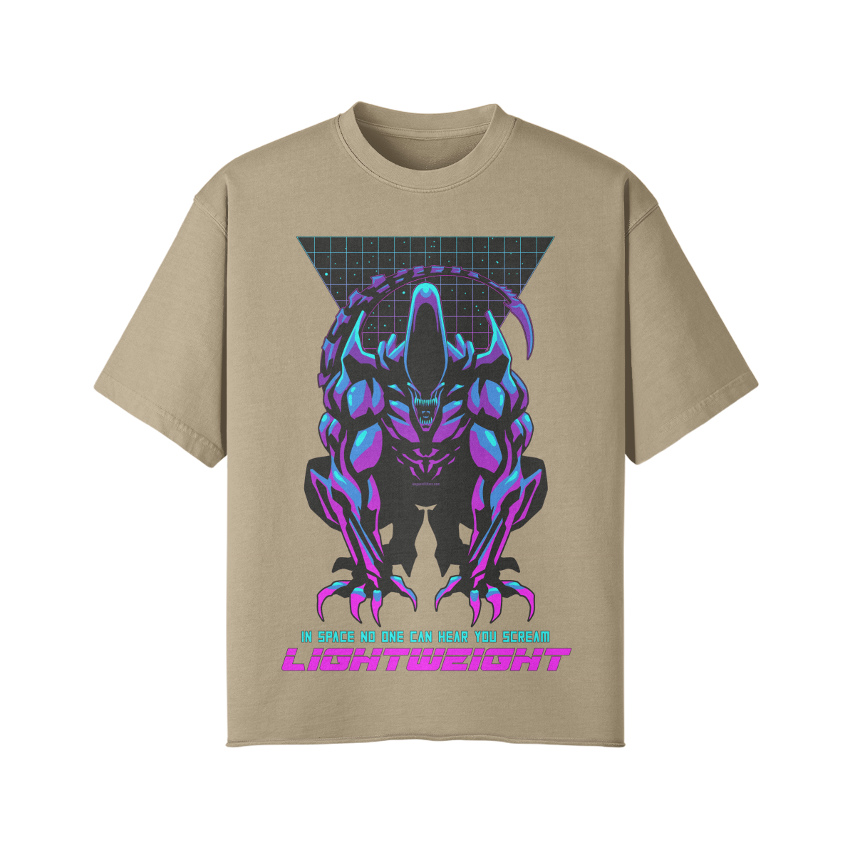 IN SPACE NO ONE CAN HEAR YOU- Pump Top-Khaki-League of Lifters