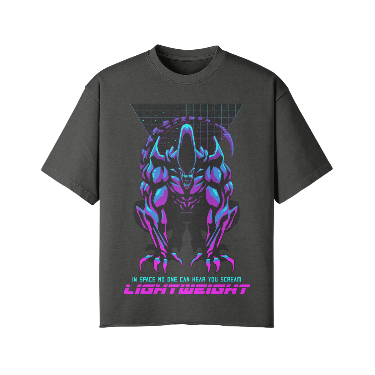 IN SPACE NO ONE CAN HEAR YOU- Pump Top-Dark Gray-League of Lifters