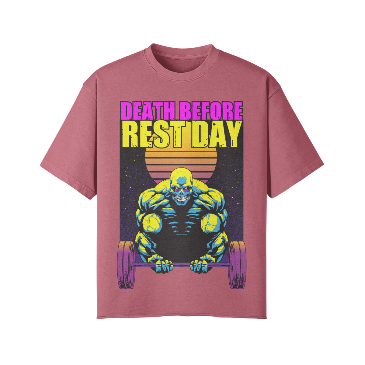 DEATH BEFORE REST DAY- Pump Top-Cameo Brown-League of Lifters
