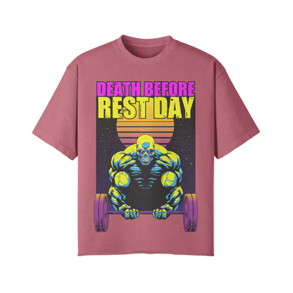 DEATH BEFORE REST DAY- Pump Top-Cameo Brown-League of Lifters