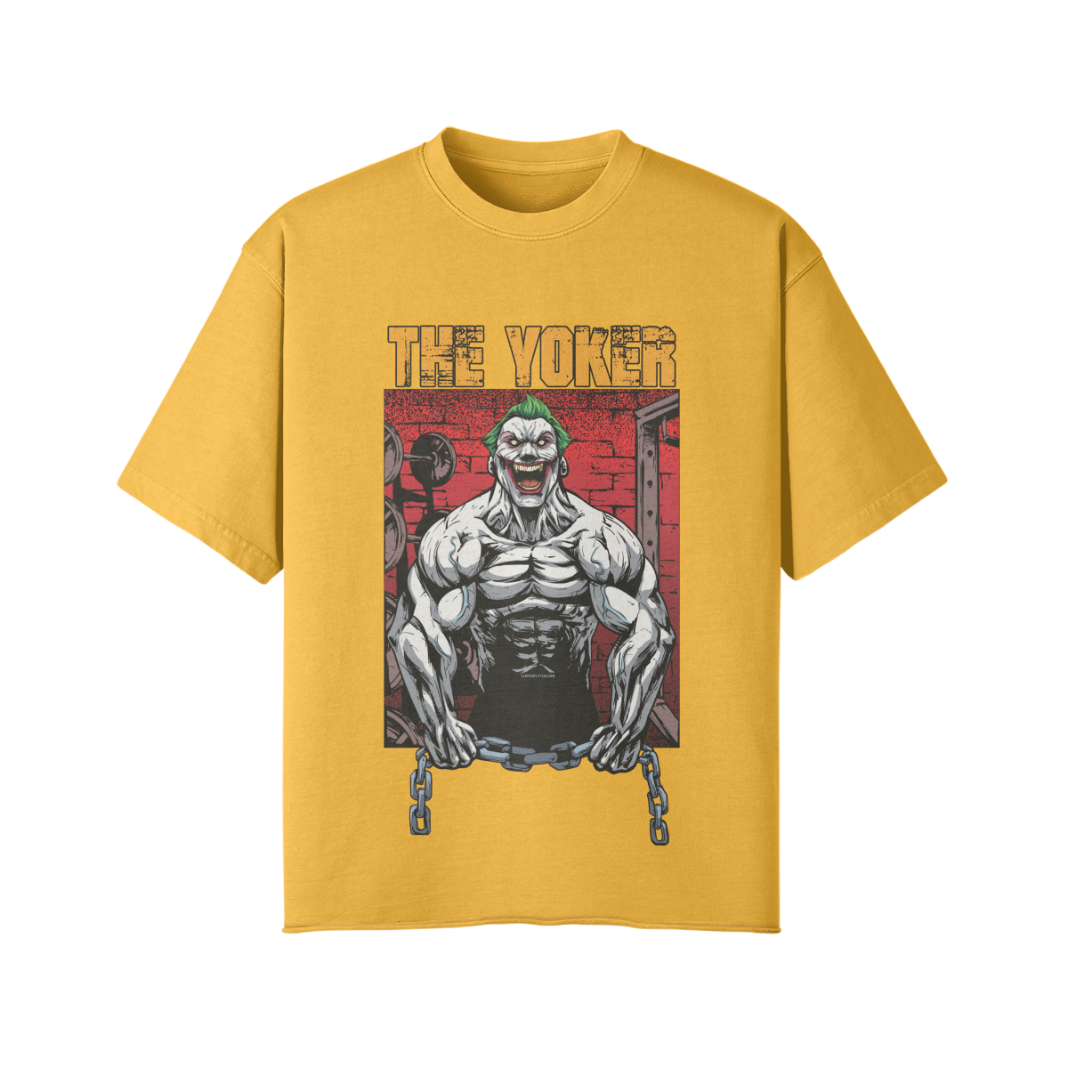 THE YOKER- Pump Top-Vintage Yellow-League of Lifters