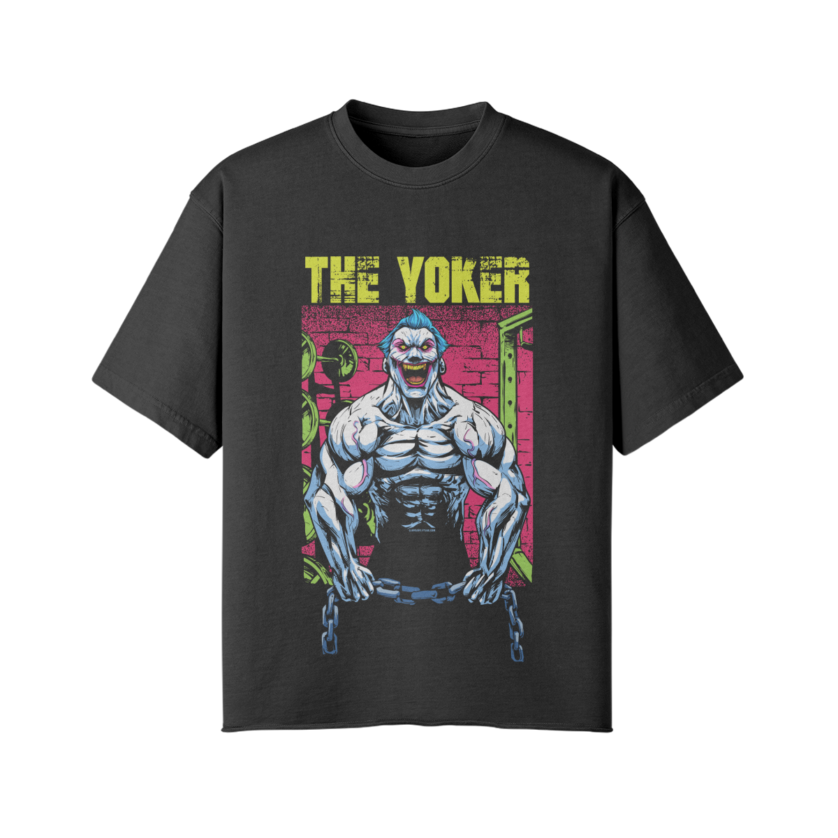 THE YOKER (RETRO)- Pump Top-Snow Wash-League of Lifters