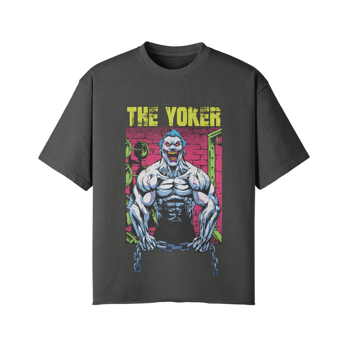 THE YOKER (RETRO)- Pump Top-Dark Gray-League of Lifters