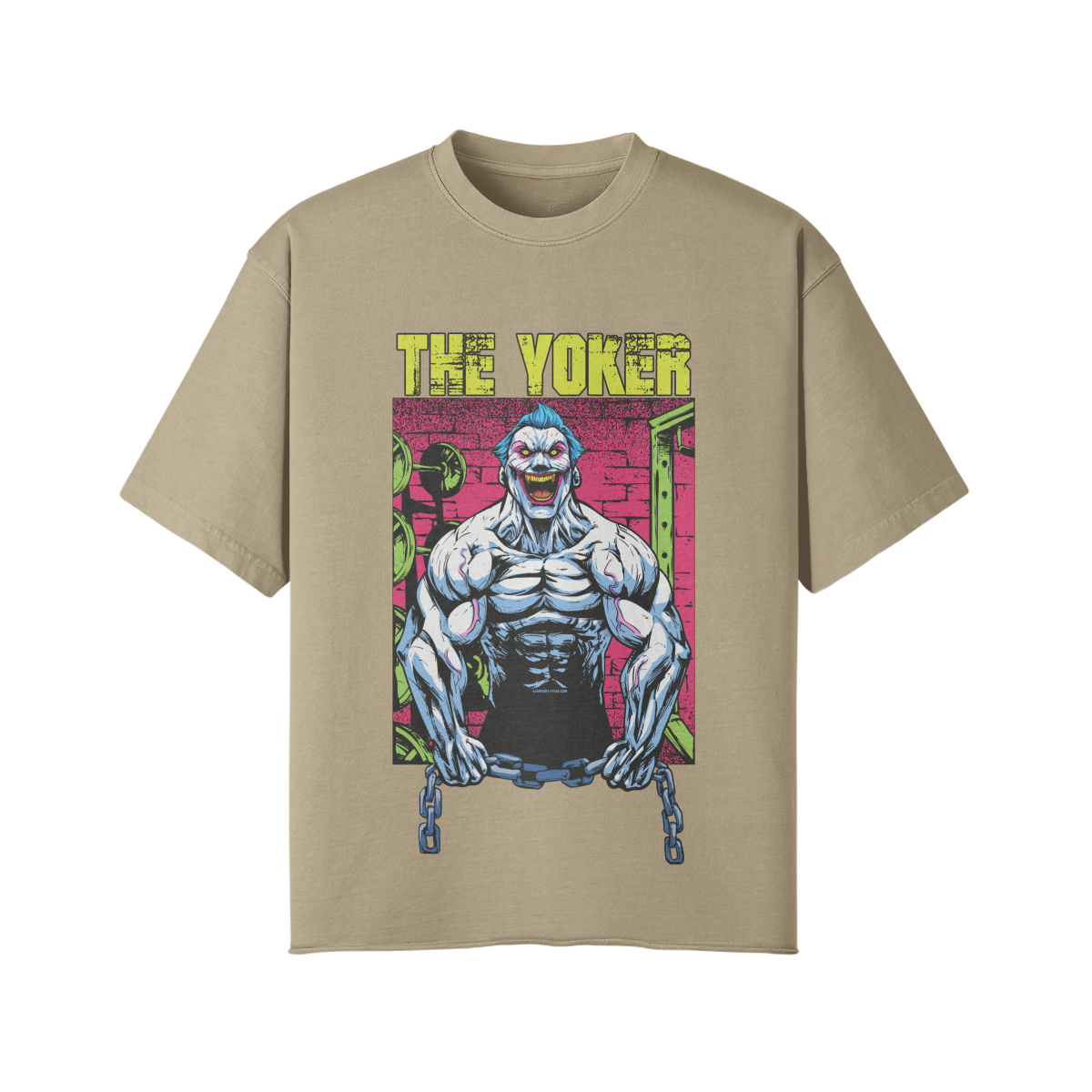 THE YOKER (RETRO)- Pump Top-Khaki-League of Lifters