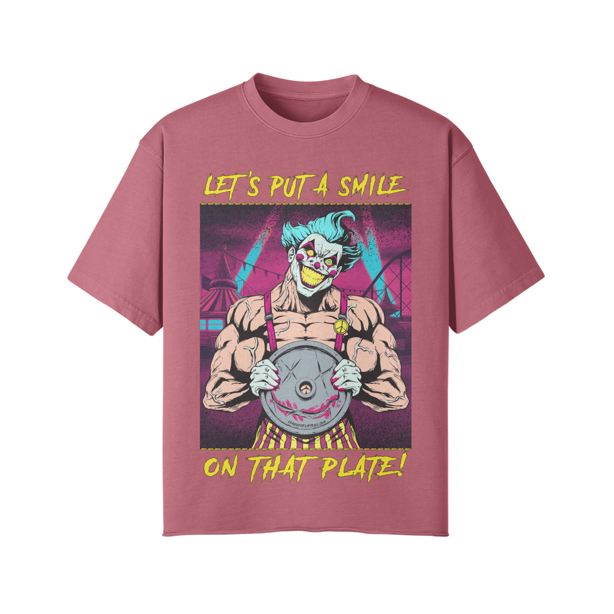 SMILE ON THAT PLATE (RETRO)- Pump Top-Cameo Brown-League of Lifters