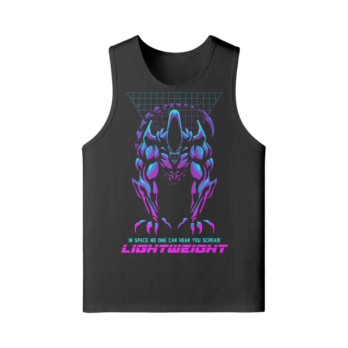 IN SPACE NO ONE CAN HEAR YOU- Tank Top-Black-League of Lifters