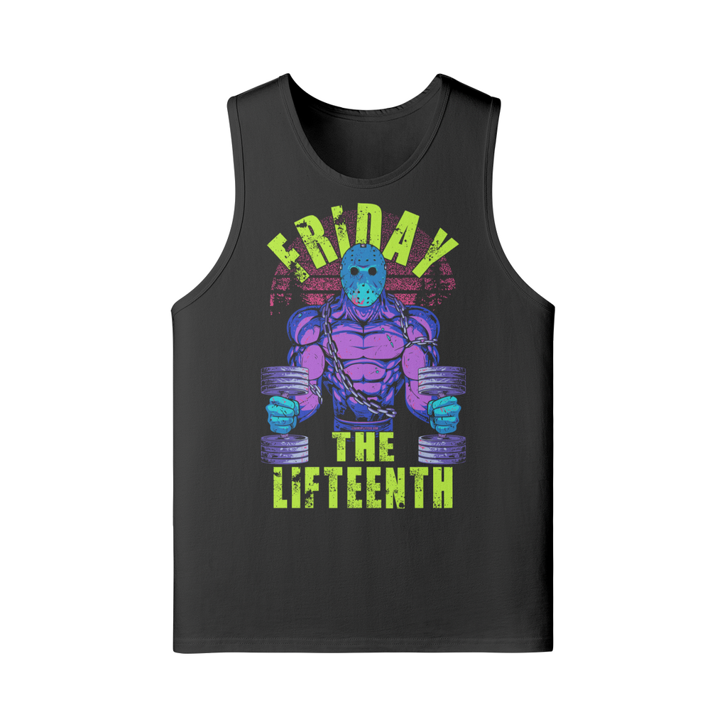 FRIDAY THE LIFTEENTH (RETRO)- Tank Top-Black-League of Lifters