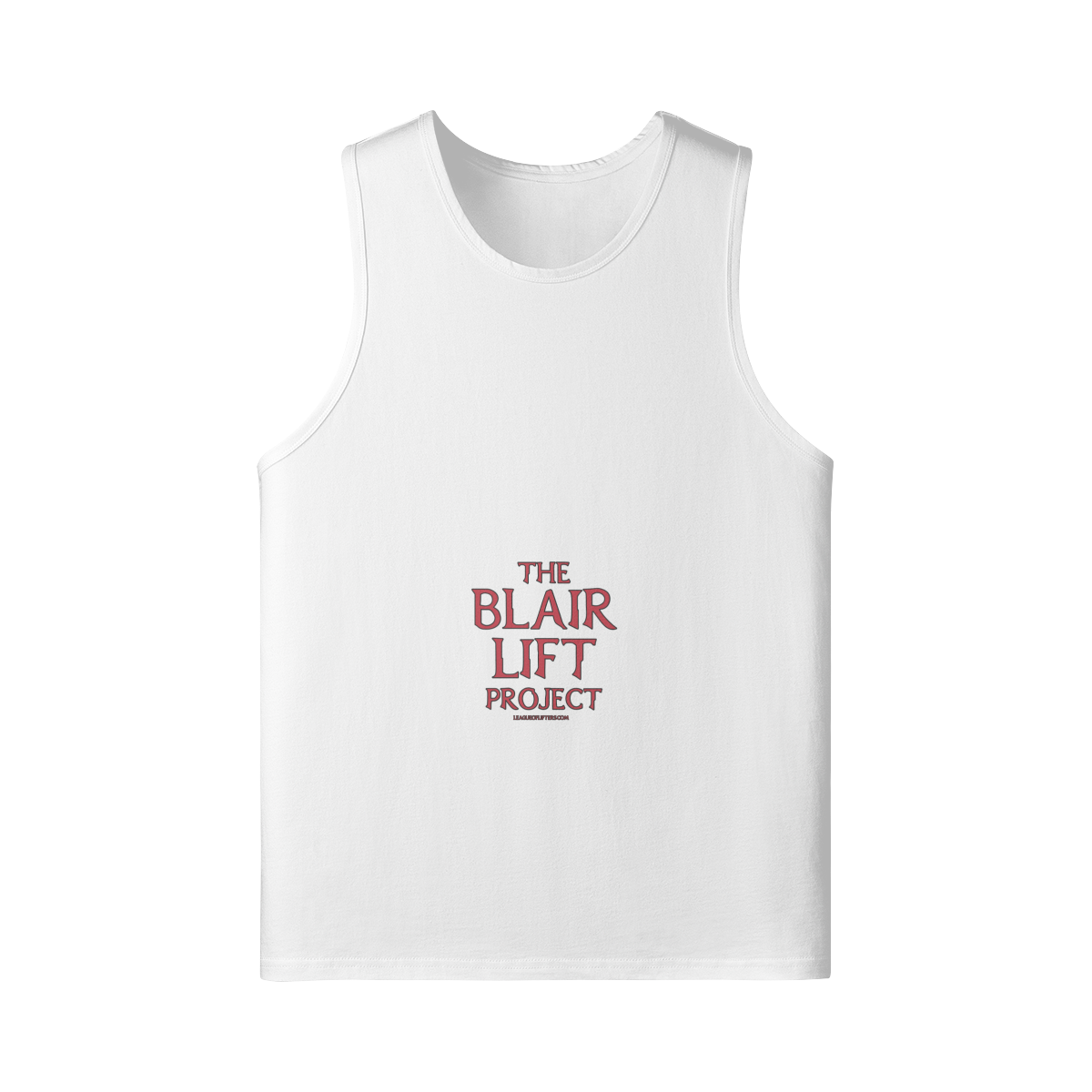 THE BLAIR LIFT PROJECT- Tank Top-White-League of Lifters