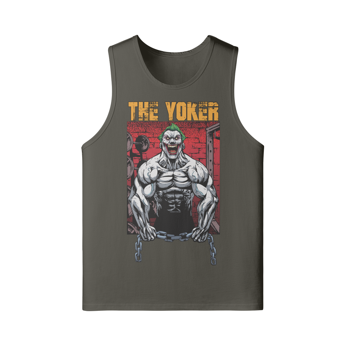 THE YOKER- Tank Top-Charcoal Grey-League of Lifters