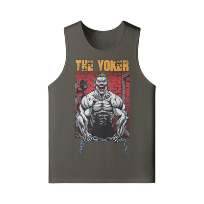 THE YOKER- Tank Top-Charcoal Grey-League of Lifters