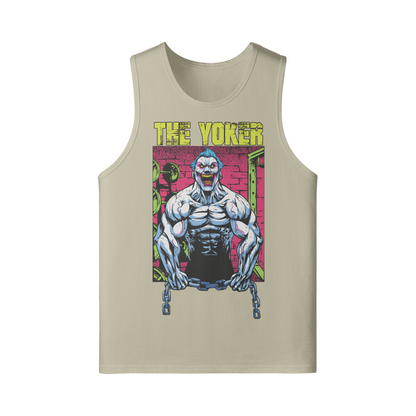 THE YOKER (RETRO)- Tank Top-Rice Apricot-League of Lifters