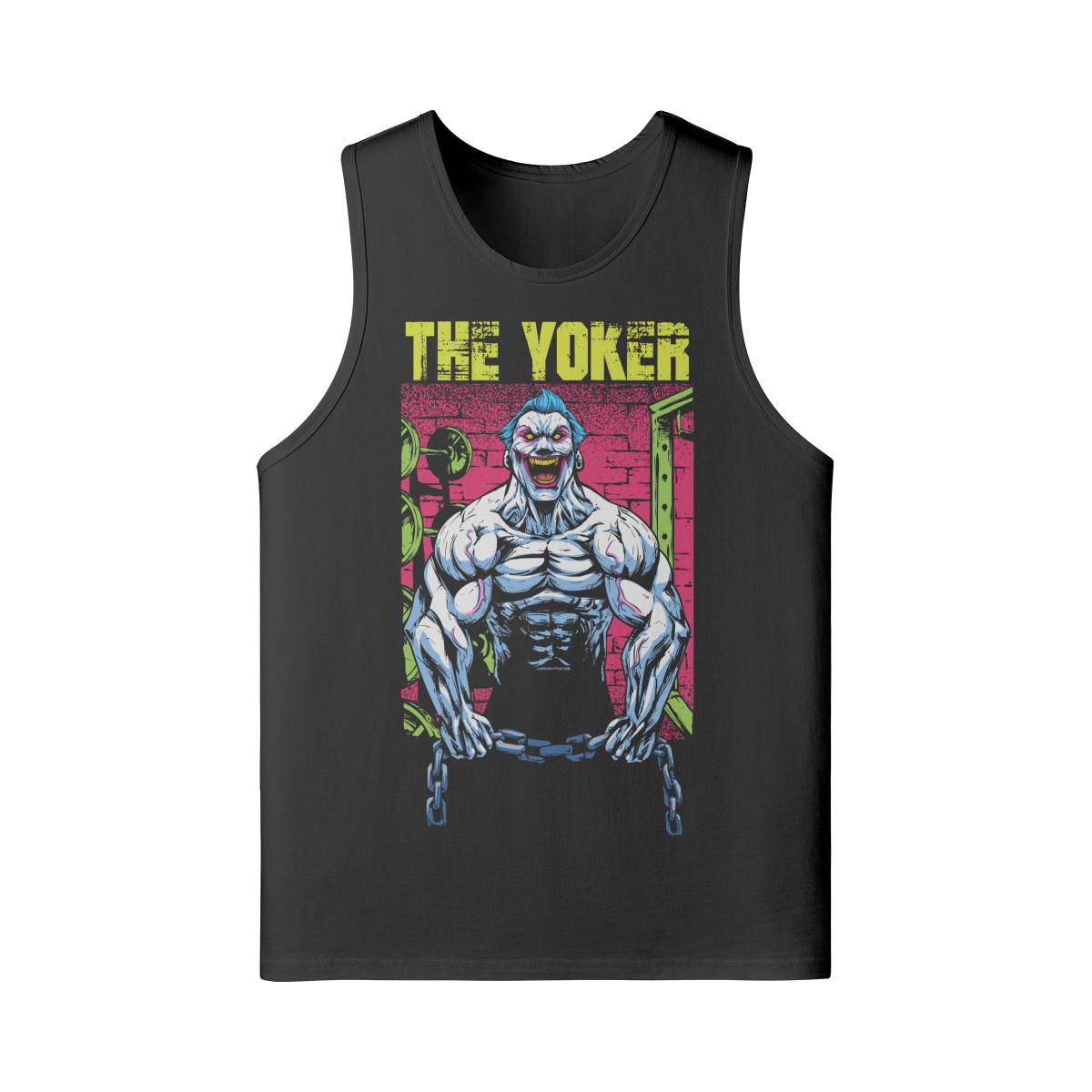 THE YOKER (RETRO)- Tank Top-Black-League of Lifters
