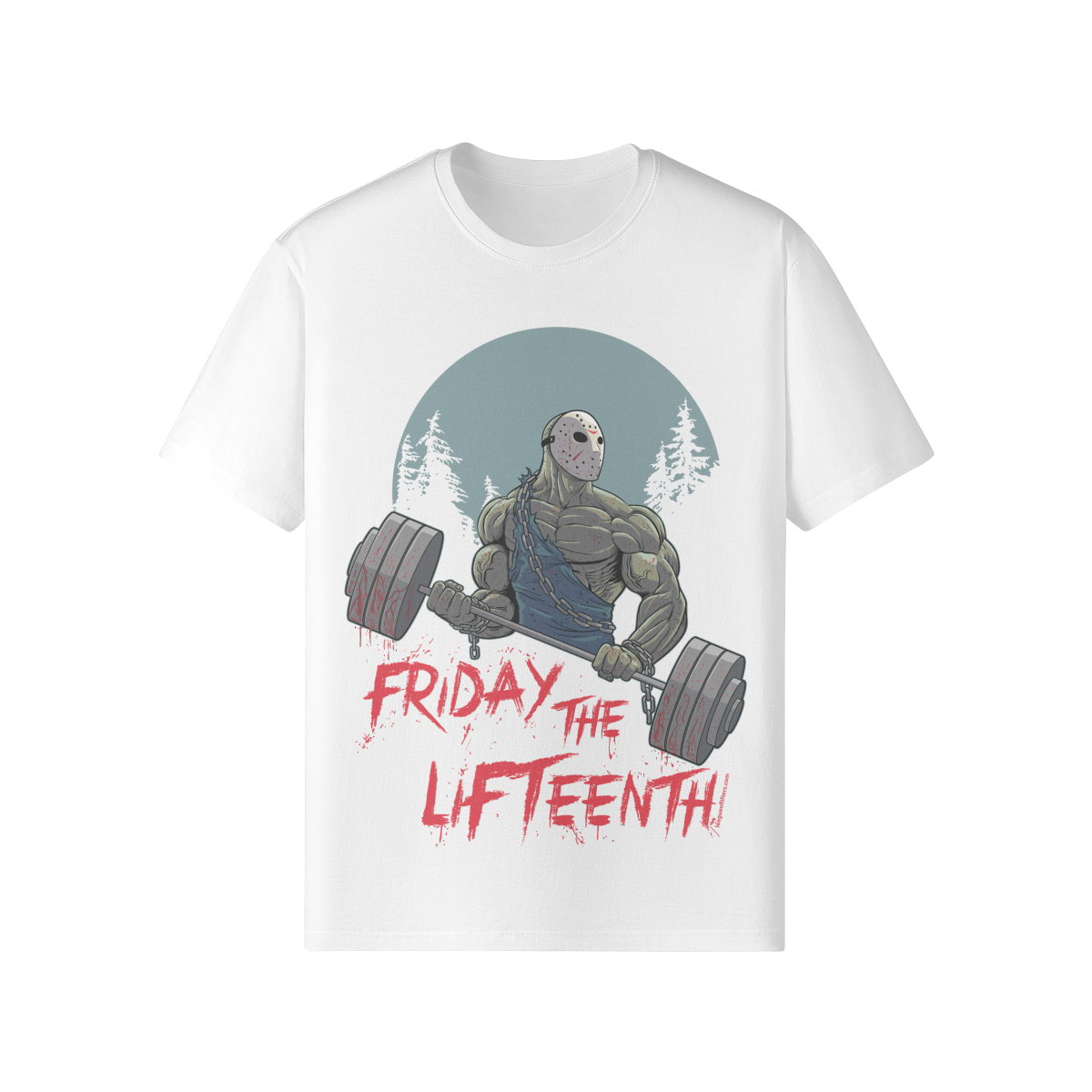 FRIDAY THE LIFTEENTH- Classic T-Shirt-White-League of Lifters