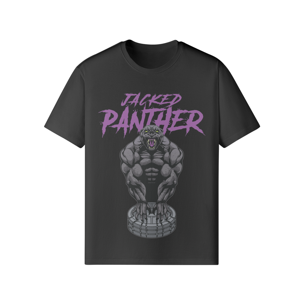 JACKED PANTHER- Classic T-Shirt-Black-League of Lifters