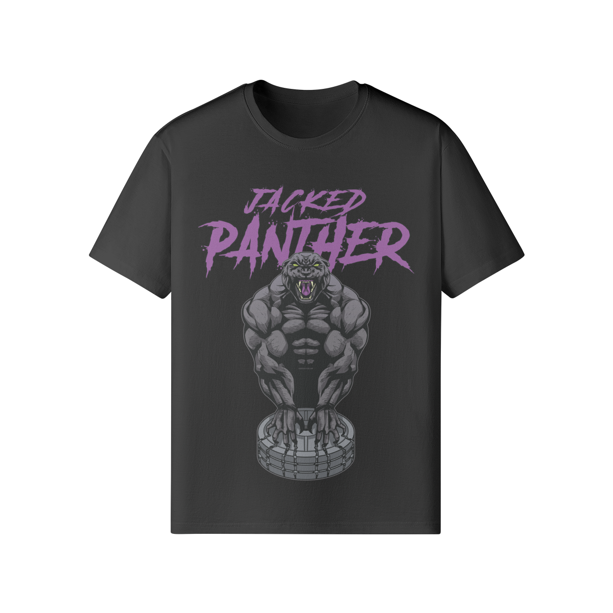 JACKED PANTHER- Classic T-Shirt-Black-League of Lifters