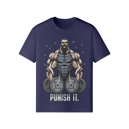 PUNISH IT- Classic T-Shirt-Dark Navy-League of Lifters